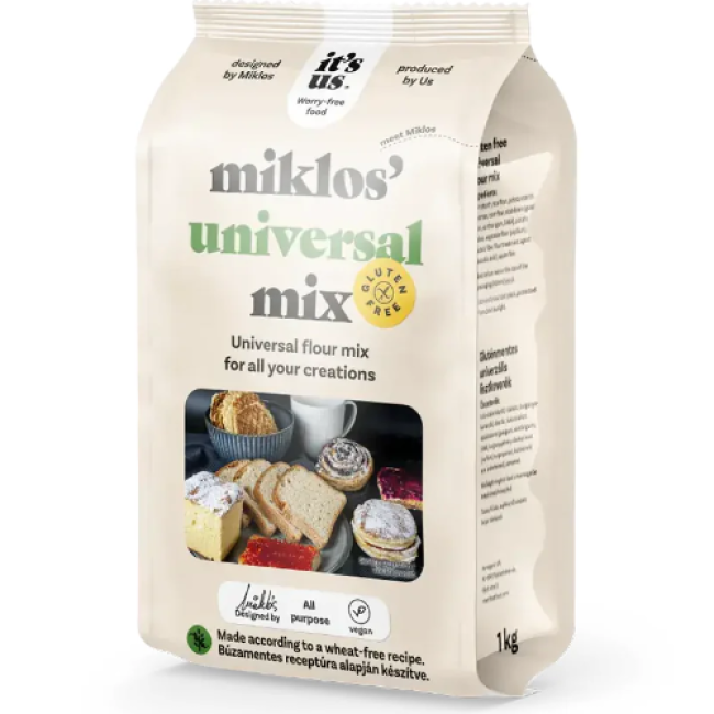 Faina Amestec Universal Panificatie fara Gluten Miklos 1000gr It