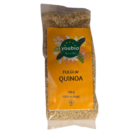 Fulgi de quinoa, organic, 250gr, youbio