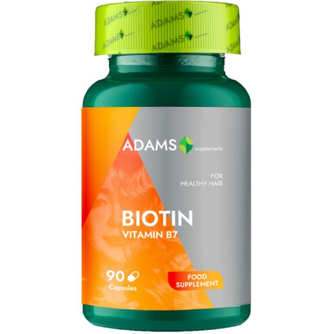 Biotina (Vitamina B7) 90cps, Adams