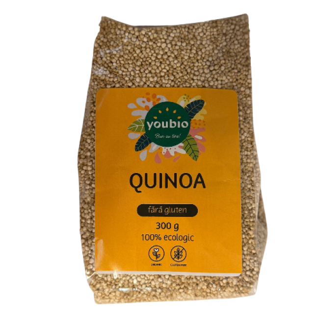 Quinoa, fara gluten, organic, 300gr, youbio