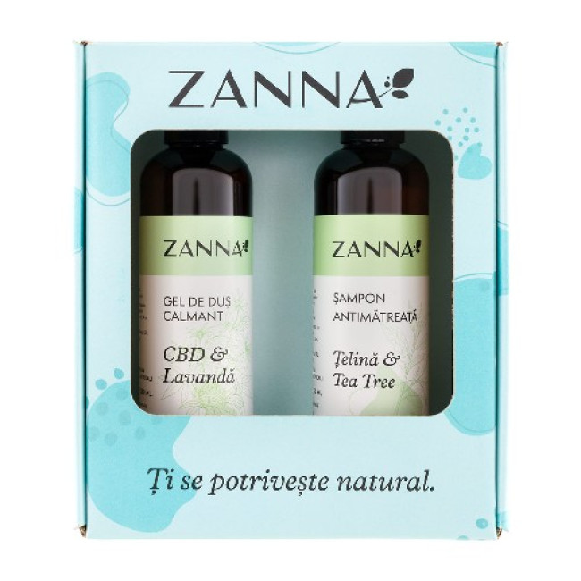Pachet Gel de dus calmant + Sampon antimatreata, Zanna Pachet Gel de dus calmant + Sampon antimatreata, Zanna