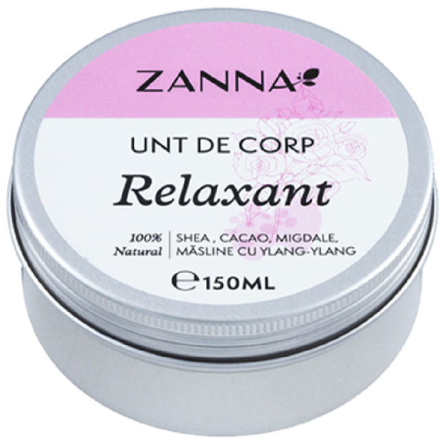 Unt de corp Relaxant, 150 ml, Zanna Unt de corp Relaxant, 150 ml, Zanna