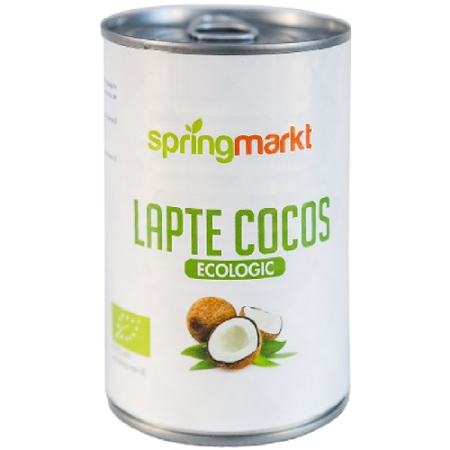 Lapte de cocos ecologic 400ml, springmarkt