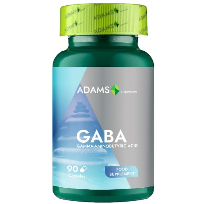 GABA (Acidul Gamma-Aminobutiric), 90cps, Adams Supplements