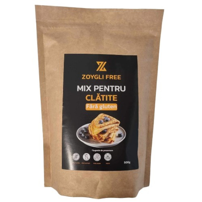 Mix pentru clatite, fara gluten, 500g, Zoygli Free