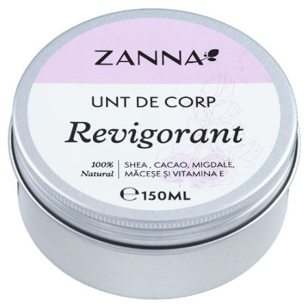 Unt de corp Revigorant, 150ml, Zanna