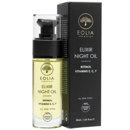 Ulei de fata, Elixir de noapte Antirid si Anti Imbatranire, 30ml, Eolia