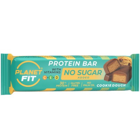 Baton proteic â€‹â€‹cu vitamine, Cookie Dough, 40g, Brain Foods
