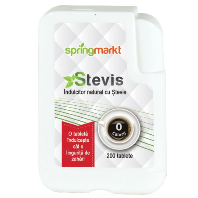 Stevis-Indulcitor natural cu stevie 200 tablete