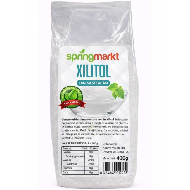 Xilitol din mesteacan, 400g, springmarkt