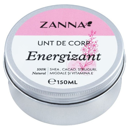 Unt de corp Energizant, 150ml, Zanna