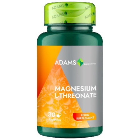 Magnesium L-Threonate, 30cps, Adams Supplements