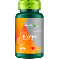 Biotina (Vitamina B7) 30cps, Adams