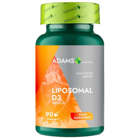 Liposomal D3 4000UI, 90cps, Adams Supplements