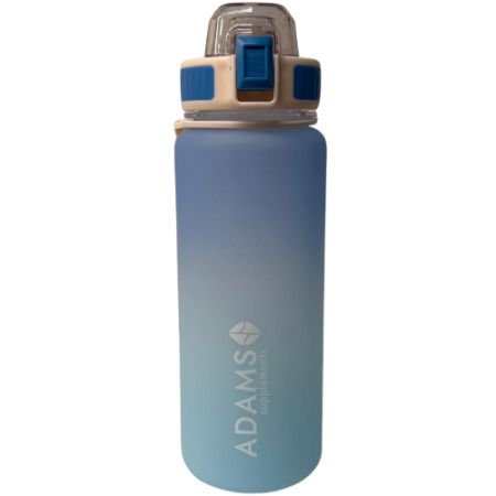 Sticla apa plastic, frosted, blue, 850ml, Adams Supplements