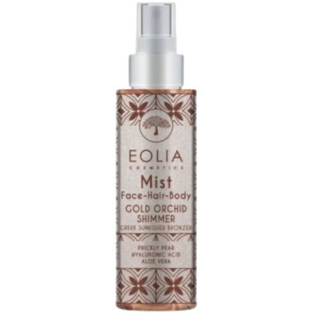 Spray de fata, corp si par, Gold Orhid Shimmer, 150ml, Eolia