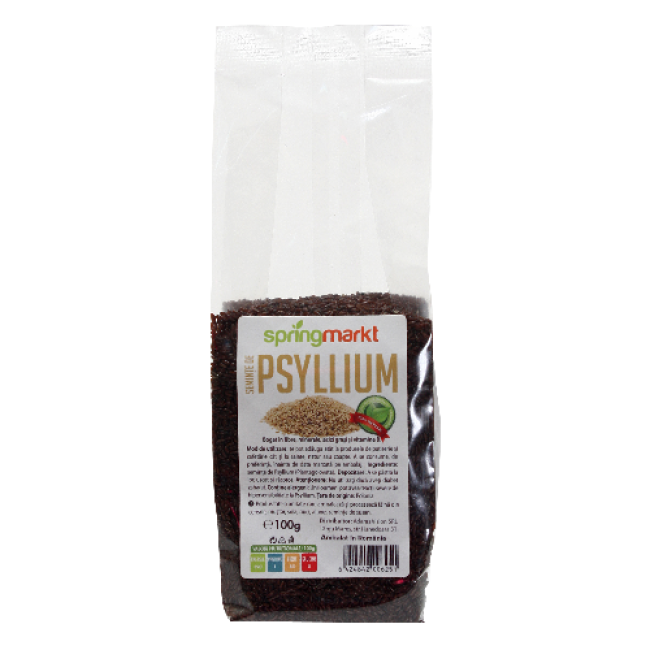 Seminte de Psyllium 100gr Springmarkt Seminte de Psyllium 100gr Springmarkt