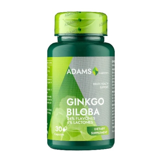 Ginkgo Biloba 24/6 30cps, Adams Ginkgo Biloba 24/6 30cps, Adams
