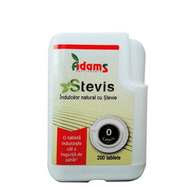 Stevis-Indulcitor natural cu stevie 200 tablete Stevis-Indulcitor natural cu stevie 200 tablete