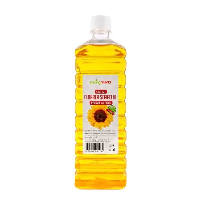 Ulei de floarea soarelui, presat la rece, 1L, Springmarkt