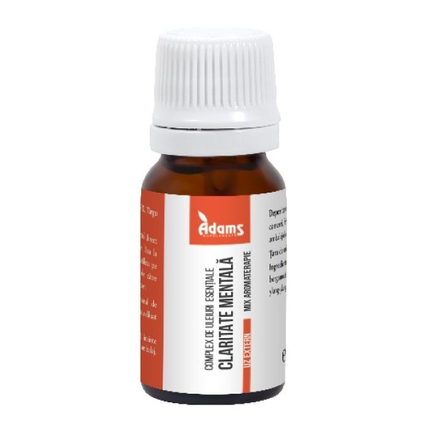 Complex de Uleiuri Esentiale Claritate Mentala 10ml Adams S.