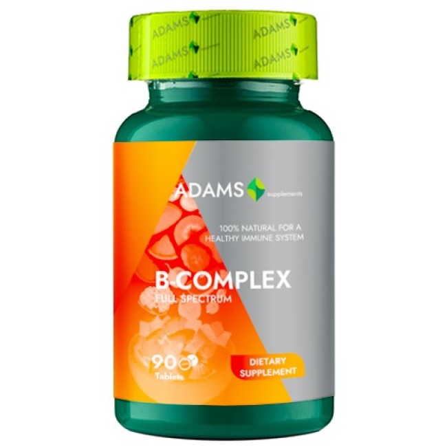 B-Complex 90 tab, Adams B-Complex 90 tab, Adams