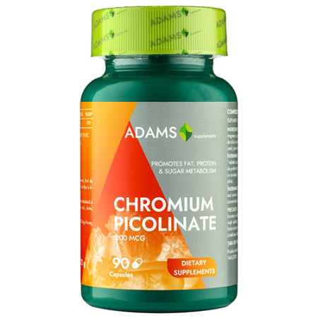 Chromium Picolinate 200mcg 90cps, Adams