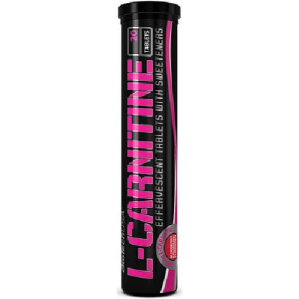 L-Carnitine Efervescent 500MG 20tbl. Zmeura si Afine Biotech USA