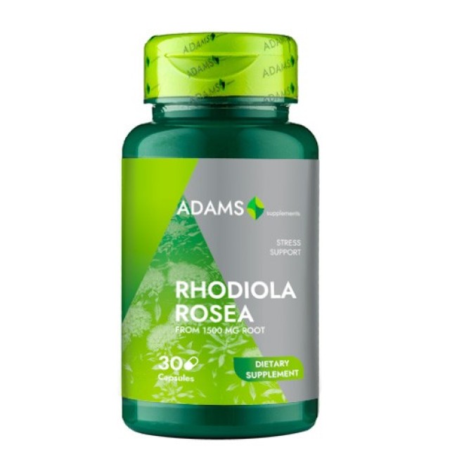 Rhodiola Rosea 1500mg 30cps, Adams Rhodiola Rosea 1500mg 30cps, Adams