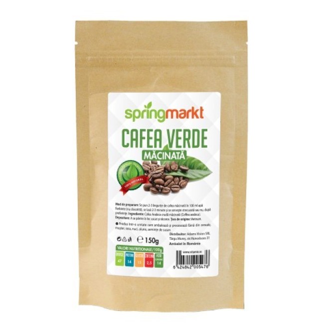 Cafea Verde (macinata) 150gr Springmarkt