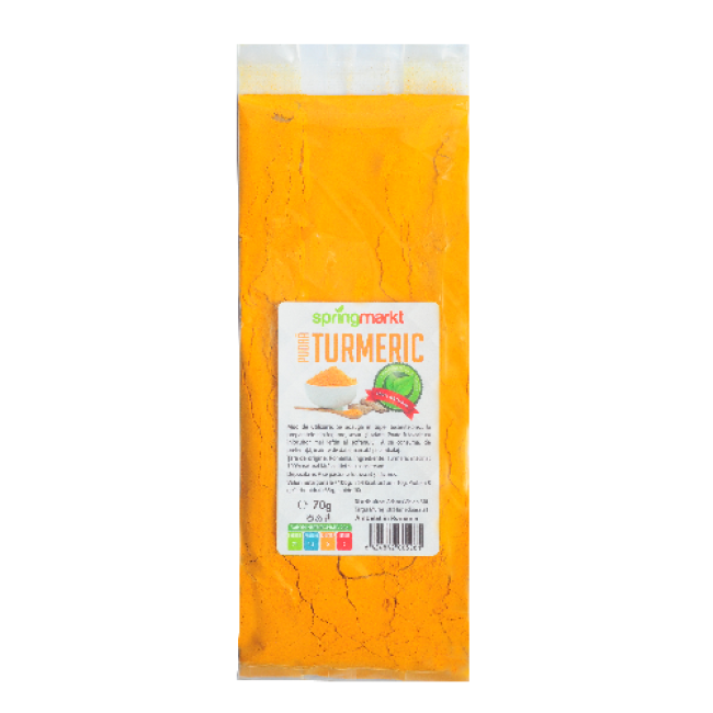 Pudra Turmeric 70gr Springmarkt Pudra Turmeric 70gr Springmarkt