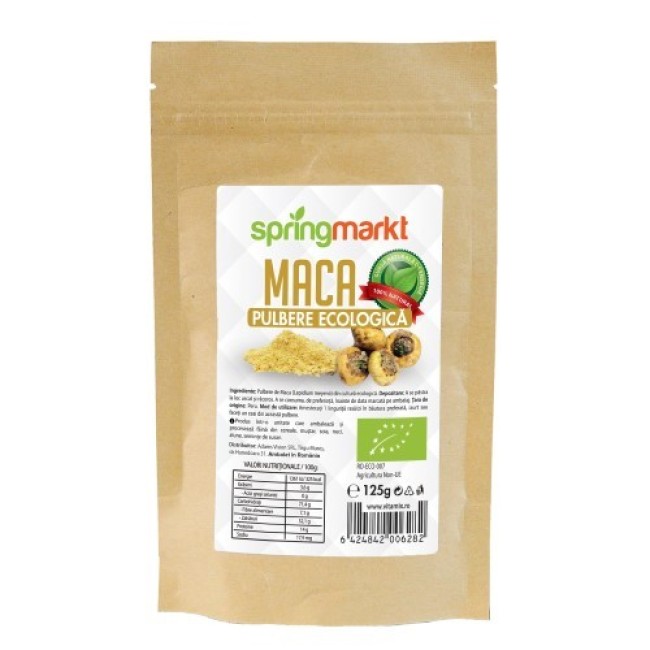 Maca pulbere ecologica 125gr Springmarkt