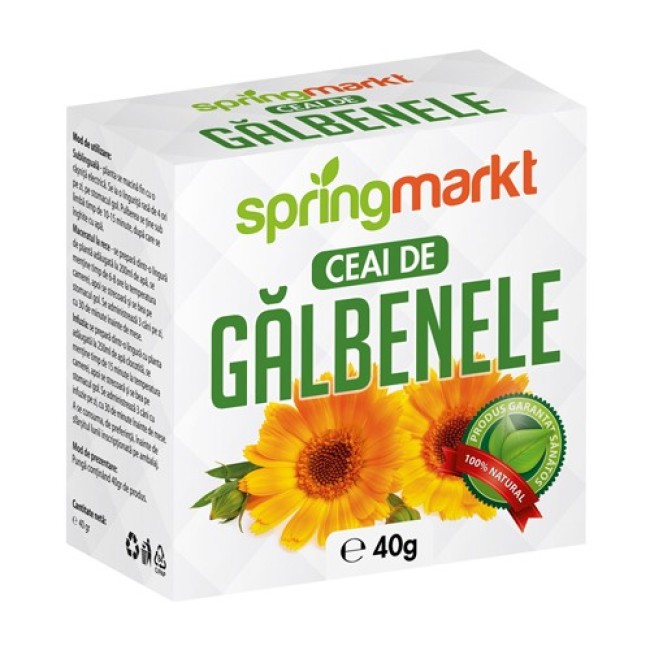 Ceai Galbenele Flori 40gr Springmarkt