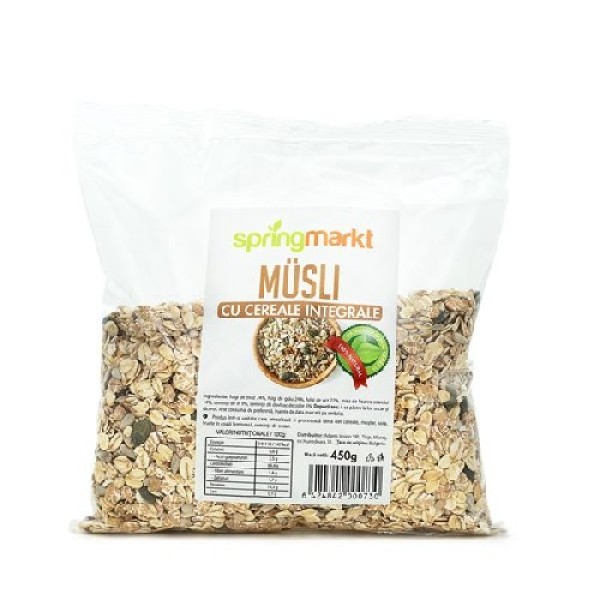 Musli cu cereale integrale 450gr Springmarkt