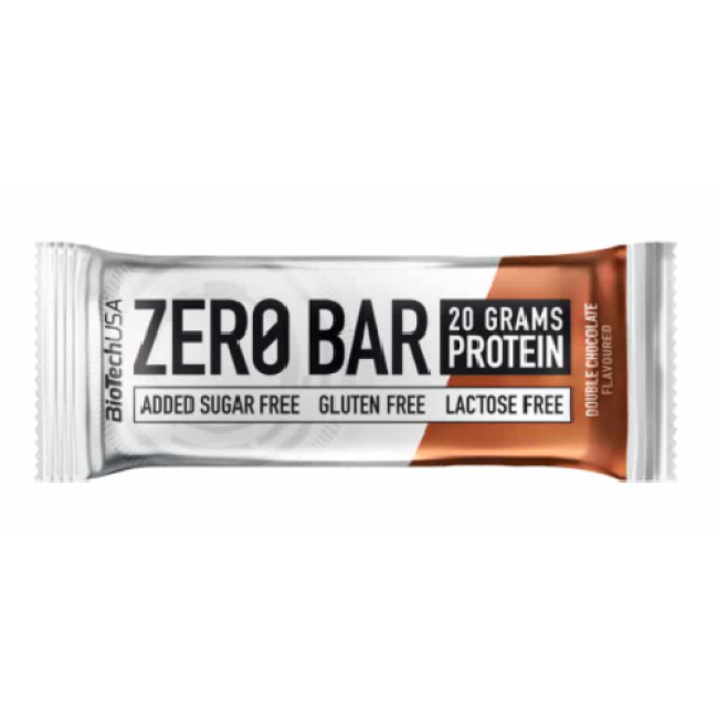 BU83 Zero Bar Double Chocolate, 50gr, BiotechUSA