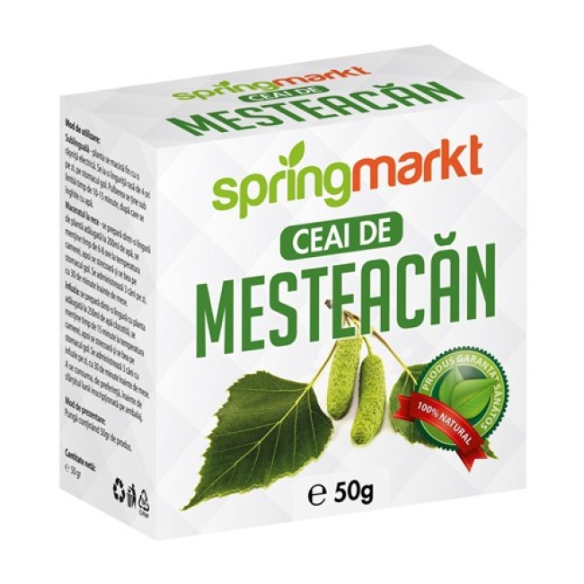 Ceai Mesteacan Frunze 50gr Springmarkt Ceai Mesteacan Frunze 50gr Springmarkt
