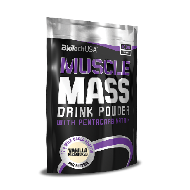 Muscle Mass 1000gr Vanilla BiotechUSA