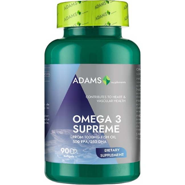 Omega3 Supreme (50%EPA/25%DHA) 90 cps, Adams