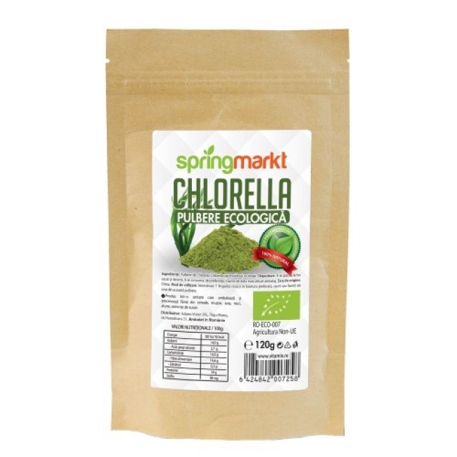 Pulbere de Chlorella 120gr Springmarkt Pulbere de Chlorella 120gr Springmarkt