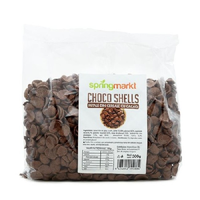 Choco Shells (Petale din cereale cu cacao) 500g Springmarkt