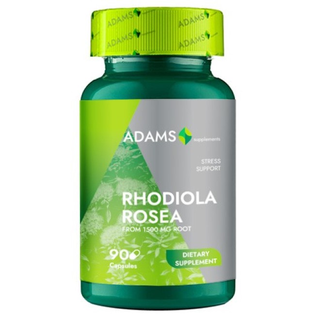 Rhodiola Rosea 1500mg 90cps, Adams Rhodiola Rosea 1500mg 90cps, Adams