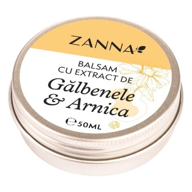 Balsam cu extract de Galbenele si Arnica, 50ml, Zanna