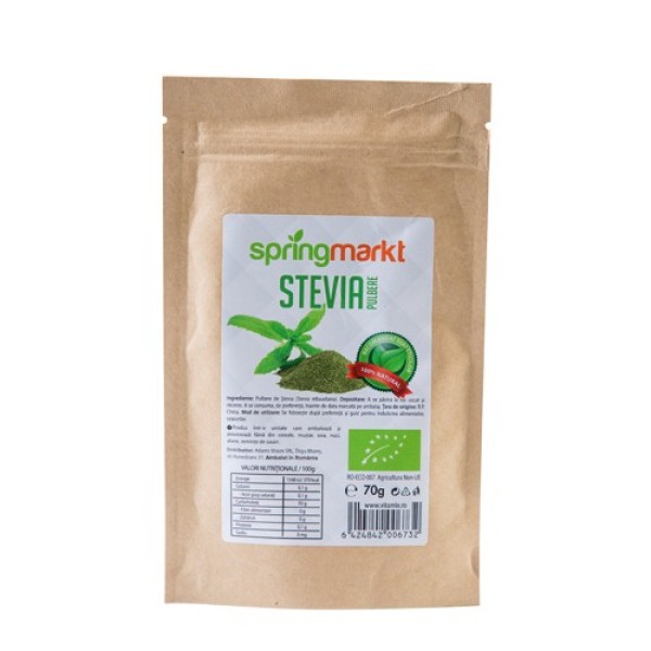 Pulbere de Stevia 70gr Springmarkt