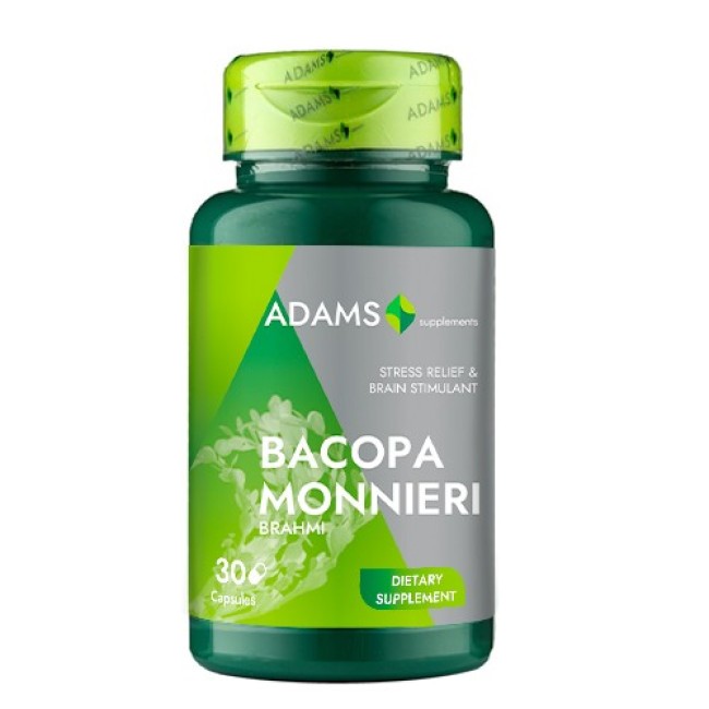 Bacopa Monnieri 350mg 30cps, Adams Bacopa Monnieri 350mg 30cps, Adams