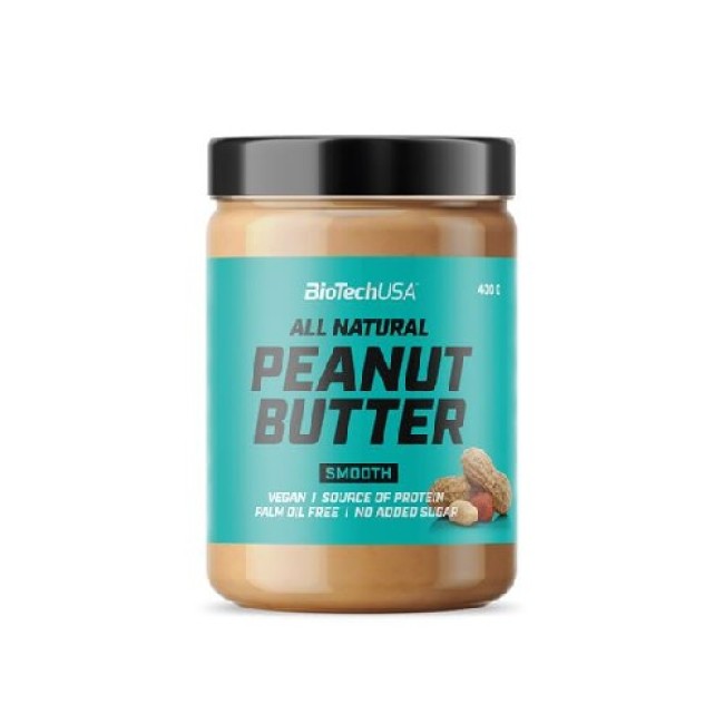 Peanut Butter Smooth, 400gr, Biotech USA