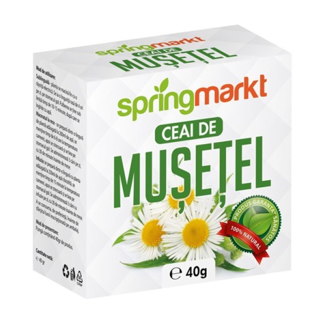 Ceai Musetel Flori 40gr Springmarkt