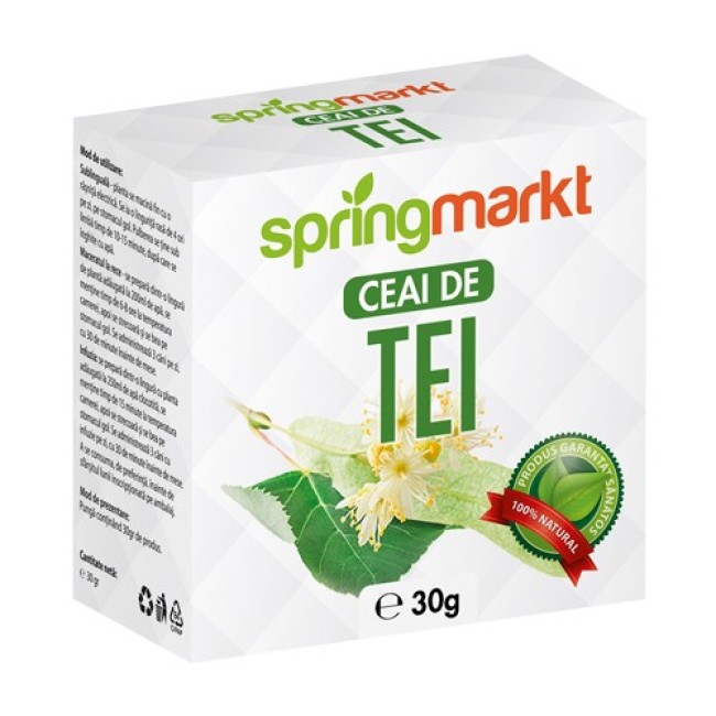 Ceai Tei Flori 30gr Springmarkt Ceai Tei Flori 30gr Springmarkt