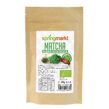 Pudra ecologica de Matcha 80gr Springmarkt Pudra ecologica de Matcha 80gr Springmarkt