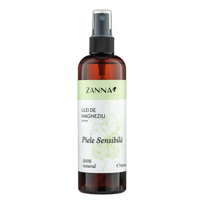 Ulei de magneziu, pentru piele sensibila, 150ml, Zanna