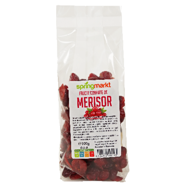 Fructe confiate de Merisor 100gr Springmarkt